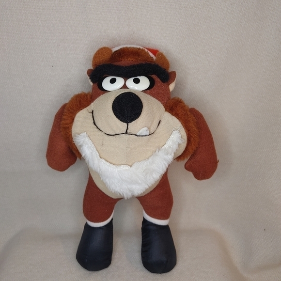 SANTA Taz Christmas Stuffy - Picture 1 of 4
